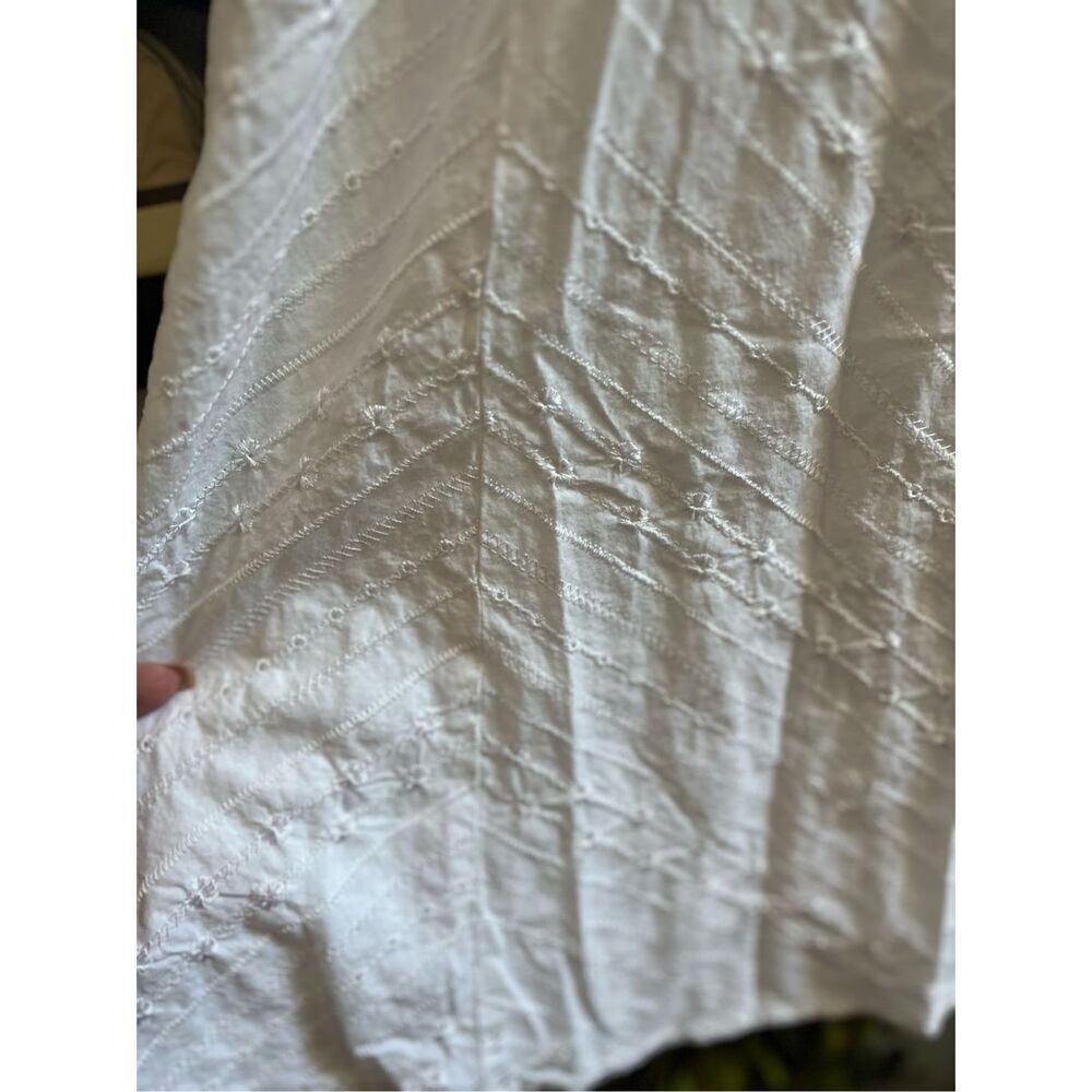 Rabbit Rabbit Rabbit White Eyelet & Crochet Sundress sz 12 - Picture 3 of 8